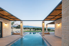 Nestled into a hillside location in Tersanas area, the newly built complex of Ik Rethimnon, Greece Ikritis Villa Ι - 1,2Km to beach & sea views! Entire villa vacation rental 690401101179571516