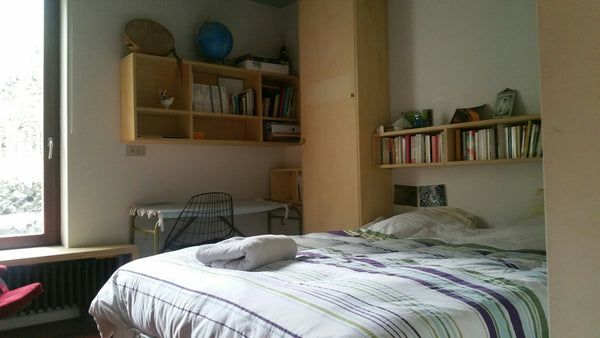 la maison est située en coeur d'ilot dans un grand jardin à l'abri du traffic, e Brussels, Belgium Chambre dans une maison au coeur dans jardin. Private room in farm stay vacation rental 20939233