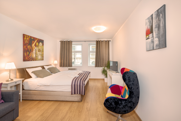 Prague City Stay - Roháčova 9  offer newly renovated studio apartment located in Hlavní město Praha, Czechia Apartment with 5⭐ King Koil Bed in Amazing City Entire rental unit vacation rental 28951198