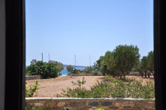 Located on the south coast of the island in Aliki Paros with one minute walking   Sea view apartment near sandy beaches Entire rental unit vacation rental 24652206