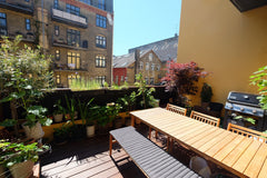 Welcome to our home. Our apartment is located in one of the best backyards in Nø Copenhagen, Denmark Bright apt on Nørrebro with amazing 20m2 terrace Entire condo vacation rental 658505906233119532