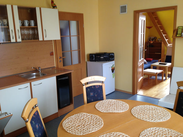 Cozy and light unit in a suburban family house can accommodate up to 8 people. W Prague, Czechia Cozy flat in the 1st floor of a family house Entire rental unit vacation rental 8448816