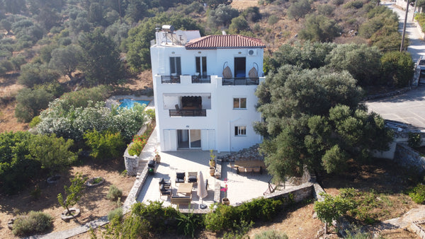 The villa Armonia is aptly named, with its 210 m2 on a property of 0.7 hectare o Grancy, Switzerland Villa Armonia in Crete, quiet with sea view, pool Entire villa vacation rental 672393049933989965
