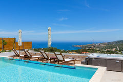 Iris is New luxury Villa built on May 2019<br /><br />★25m2 Private Glass Heated Sofia, Bulgaria NEW Villa★Prv Glass Infinity Pool★Jacuzzi★SeaView Entire villa vacation rental 35544118