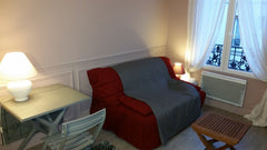 Newly decorated studio of 25m² offers a relaxing setting in one of the liveliest Paris, France Charming studio near Père Lachaise Entire rental unit vacation rental 4817970