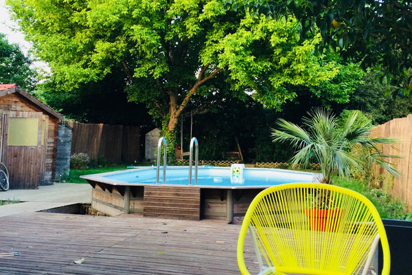 Maison rénovée avec accès indépendant, sur jardin  avec piscine et grande terras  Maison 2 chambres avec piscine et jardin au calme Entire home vacation rental 27742534