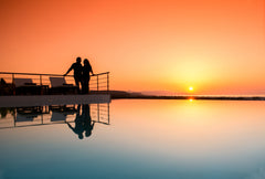Overlooking an outdoor private swimming pool and views of the sea, the magnifice Greece Gouves Filoxenia Luxury Villa Entire villa vacation rental 18607851