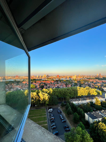 The spacious 2-bedroom duplex  (120sqm) is located in the Riverside Tower (1972)  Duplex in architectural gem with fantastic views Entire condo vacation rental 630145763806984175