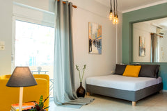 Entire stylish-redecorated 2nd floor apartment, with 2 balconies and all the com Chania, Greece Luxury apt - King size bed - Free Parking Entire condo vacation rental 49925613