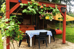 Kleine caban, rustig gelegen. Grenzend aan het Kloosterbos.<br />Badkamer en toi Wachtebeke, Belgium Caban Private room vacation rental 50822033