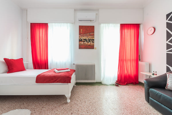 Private Red and Black Room is located on the 1st floor of Building 22. It has ac GR Private Red & Black Room Private room in rental unit vacation rental 46891999