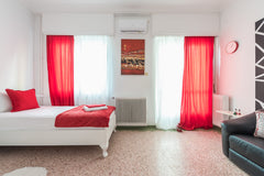 Private Red and Black Room is located on the 1st floor of Building 22. It has ac GR Private Red & Black Room Private room in rental unit vacation rental 46891999