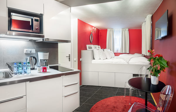 Modern studio design is inspired by Toyen who was the painter of provocative and Prague, Czechia Studio Toyen Old Town Entire rental unit vacation rental 4684411