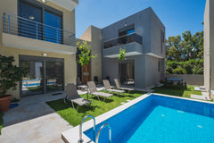 A lux villa offering a private pool, magnificent indoor and outdoor spaces, loca Chania, Greece Park-view Lux Pool Villa, steps to the Beach Entire home vacation rental 50283682