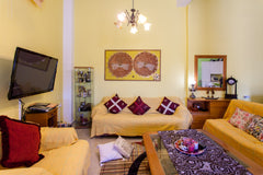 A two-storey colorfull house recently restored , located in Kissamos town near t Chania, Greece Green and Yellow House Kissamos Entire home vacation rental 18072655