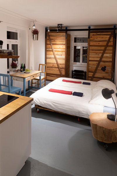 This studio was renovated in 2019. On evenings you will enjoy late sun coming th Prague, Czechia A&S Industrial lofts – West unit Entire rental unit vacation rental 34711142