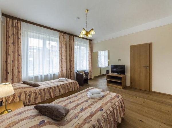 The three-star Lublanka Aparthotel offers accommodation in comfortably furnished Prague, Czechia Cozy apartment in center of Prague for 2 people Entire serviced apartment vacation rental 644885640606724803
