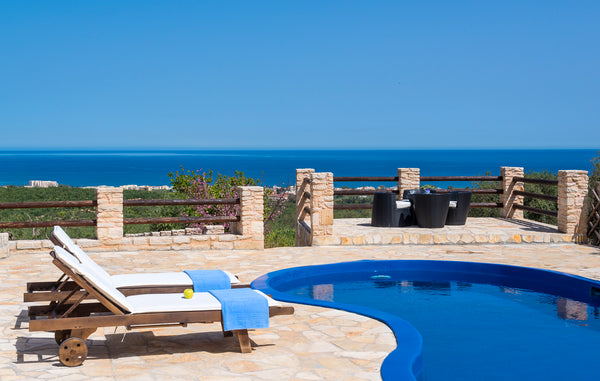 Dias Villa is a nicely decorated villa, build among olive groves. It offers an a  Dias Villa, private pool, quiet area and sea view Entire villa vacation rental 16922290