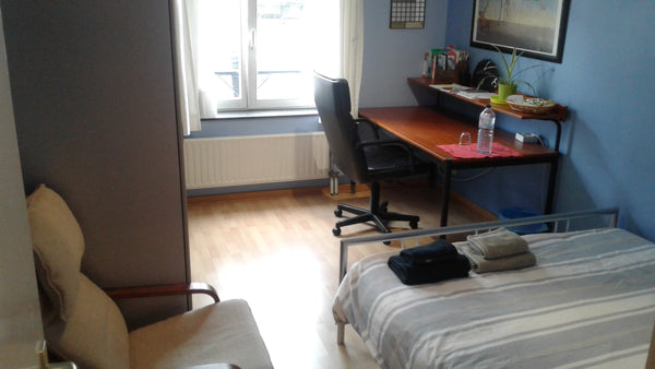 Cosy, cultural apart with 1 bedroom for rent. 5 minutes from Bruxelles-Midi with Brussels, Belgium Cosy, fully equiped and colorful apartment :-) Private room in rental unit vacation rental 5089242