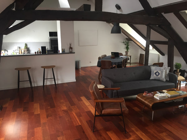 This is a spacious, luminous and fully-equipped loft apartment in a central neig Paris, France Beautiful 87m2 apartment in charming neighborhood Entire rental unit vacation rental 21876858