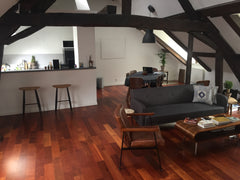 This is a spacious, luminous and fully-equipped loft apartment in a central neig Paris, France Beautiful 87m2 apartment in charming neighborhood Entire rental unit vacation rental 21876858