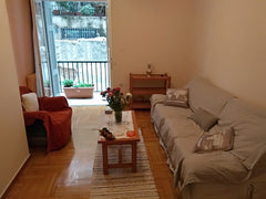 A recently renovated 50 m² elevated ground floor apartment, located in the centr Athens, Greece Lovely and cosy apartment in the centre of Athens Entire rental unit vacation rental 24572838