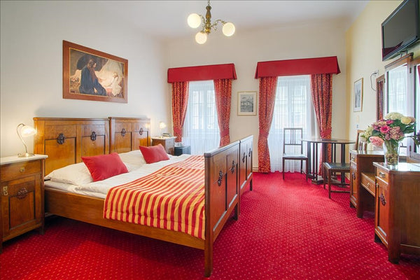 Double room in a historical hotel Waldstein<br /><br /><b>The space</b><br />Wal  Standard Double room in hotel WALDSTEIN Room in boutique hotel vacation rental 28168859