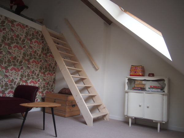 We have renovated our attic into a studio flat. It has a kitchenette, bathroom,  Ghent, Belgium cosy studio (Ghent), 2p, separate bathroom Private room in townhouse vacation rental 22061504