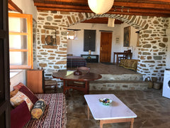 Enjoy a relaxing time in this classic country home, nestled in the beautiful hil Greece Peaceful mountain retreat with art space Cycladic home vacation rental 43737585
