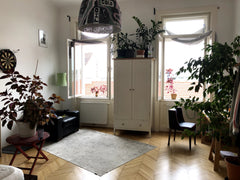 It is a room in a shared flat. You can use the bathroom (with a washing machine  Vienna, Austria Spacious room in the city center Private room in rental unit vacation rental 21974630