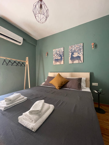 The full-renovated apartment lies on the heart of the city, next to Old City, in Thessaloniki, Greece 2BD - Deer Traveler Family Apt Entire condo vacation rental 679304457114425708