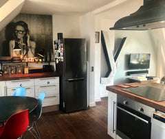 Located in the one of the most vibrant street of Copenhagen  with restaurants, c Copenhagen, Denmark Great loft with bathtub in the heart of Copenhagen Entire rental unit vacation rental 26323270