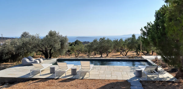 Villa Theodora: the name translates: “a gift from God”.  Airy and modern interio Rixensart, Belgium Designer Villa with Pool, Splended Sea View Garden Cycladic home vacation rental 40027105