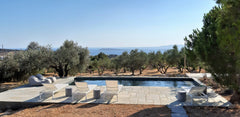 Villa Theodora: the name translates: “a gift from God”.  Airy and modern interio Rixensart, Belgium Designer Villa with Pool, Splended Sea View Garden Cycladic home vacation rental 40027105