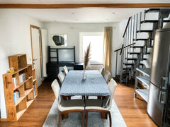 Appartement cosy et lumineux de 70 m² situé entre la Place Flagey et Jourdan, en Brussels, Belgium Loft meublé, full équipé, quartier EU Entire rental unit vacation rental 49851647