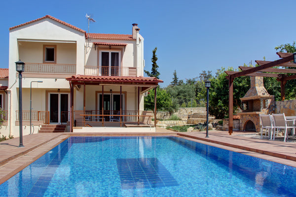 This beautiful house is set on a hillside with amazing sea views and is surround Pirgos Psilonerou, Greece Villa Epsilon I Entire villa vacation rental 22879242