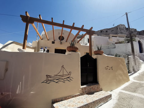 At the foot of a medieval castle, at the village of Akrotiri, in Santorini, the   "My Castle Cave Est 1899" Dome vacation rental 37301108