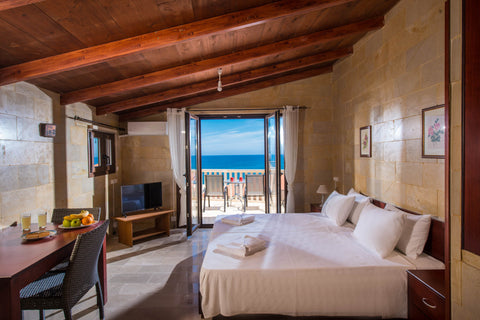 Beautiful stonebuilt apartments with perfect view. The apartment is brand new an Perama, Greece 4 Seaview Apt,one step from Panormo sandy beach!! Entire rental unit vacation rental 18830912