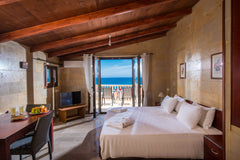 Beautiful stonebuilt apartments with perfect view. The apartment is brand new an Perama, Greece 4 Seaview Apt,one step from Panormo sandy beach!! Entire rental unit vacation rental 18830912