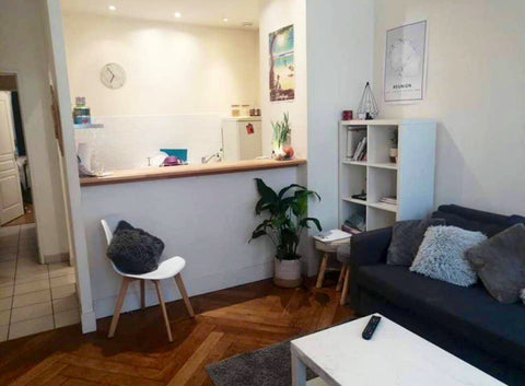 <b>The space</b><br />Il s’agit d’un canapé convertible dans notre salon pas d’u Lyon, France Convertible confortable dans charmant appartement Shared room in rental unit vacation rental 47881185