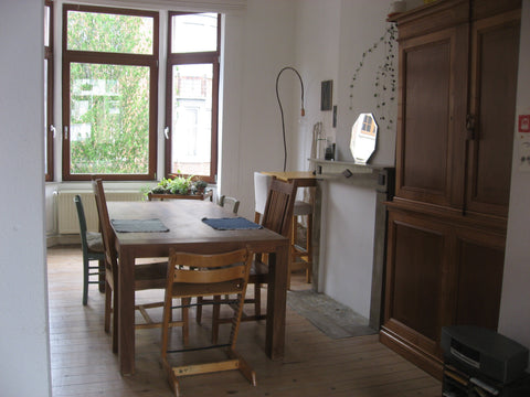 Bel appartement lumineux en duplex restauré avec des matériaux de qualité dans u Brussels, Belgium Appartement partagé lumineux et rustiqe Private room in condo vacation rental 45823244