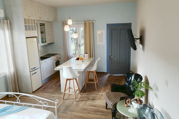This newly renovated house is in the heart of Kissamos for two people or small f Chania, Greece Fresh Garden House Entire rental unit vacation rental 48946955