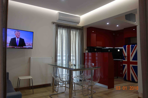 luxury apartment  in 5th floor with modern open kitchen and wc. Beautiful verand Athens, Greece chriss apartment Entire rental unit vacation rental 22522464