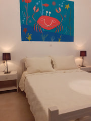 Welcome to this simple , yet fylly equiped apartment in the center of the villag Agios Nikolaos, Greece Side sea&garden view apt “Aias” across the beach!! Entire rental unit vacation rental 31498370