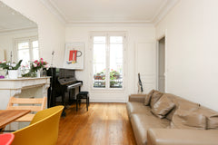 Old typical Parisian flat with high  sealings, decorated. Old marble fire places Paris, France Cosy & familial Parisian apartment Entire rental unit vacation rental 2827319