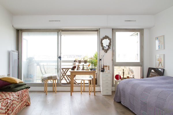 Studio 30m2, very nice balcony on pretty canal Saint Martin, functional and well Paris, France Room with a view Entire rental unit vacation rental 17937097