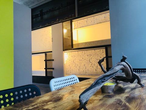 A modern loft-hostel part of a charming building with a unique decoration in the Peristeri, Greece Gazi Hostel - 1 guest (k) Shared room in home vacation rental 26118125