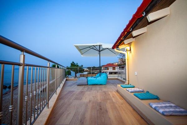 An incredible two bedroom apartment, located on the top floor of a seafront vill  A-mez Beachfront Villa - Apartment Entire rental unit vacation rental 50497569