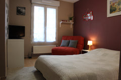 Chambre privée dans appartement cosy de 75m2 avec terrasse idéalement situé dans Lyon, France Chambre privée Part Dieu - Proche gare - Terrasse Private room in rental unit vacation rental 27422295