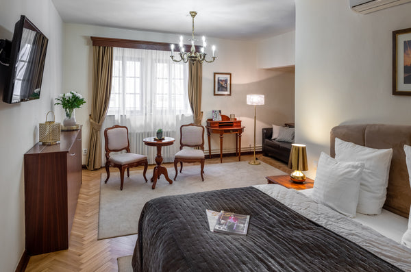 Suite offers views of the historical Royal Path and features unique antique furn  Suite - Aurus Old Town Room in hotel vacation rental 48578334